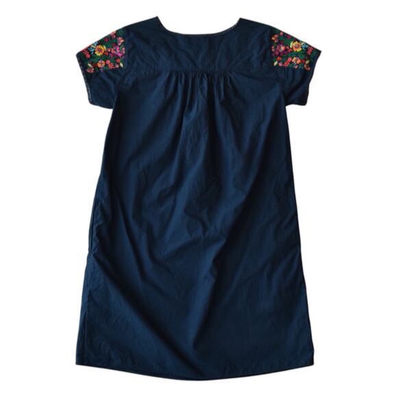 Madewell x JM Dry Goods La Novia Blue Embroidered Dress Womens Size XS - Picture 4 of 5